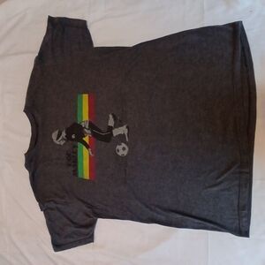 Men's Gray Graphic T-Shirt